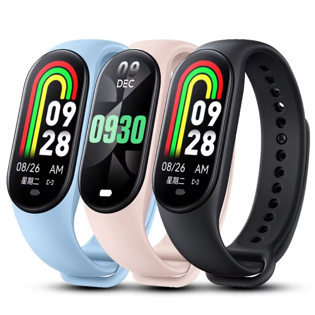 New M6/M8  Smart Band Men Fitness Smart Watches Sports Tracker Smartwatch For Smart Phones