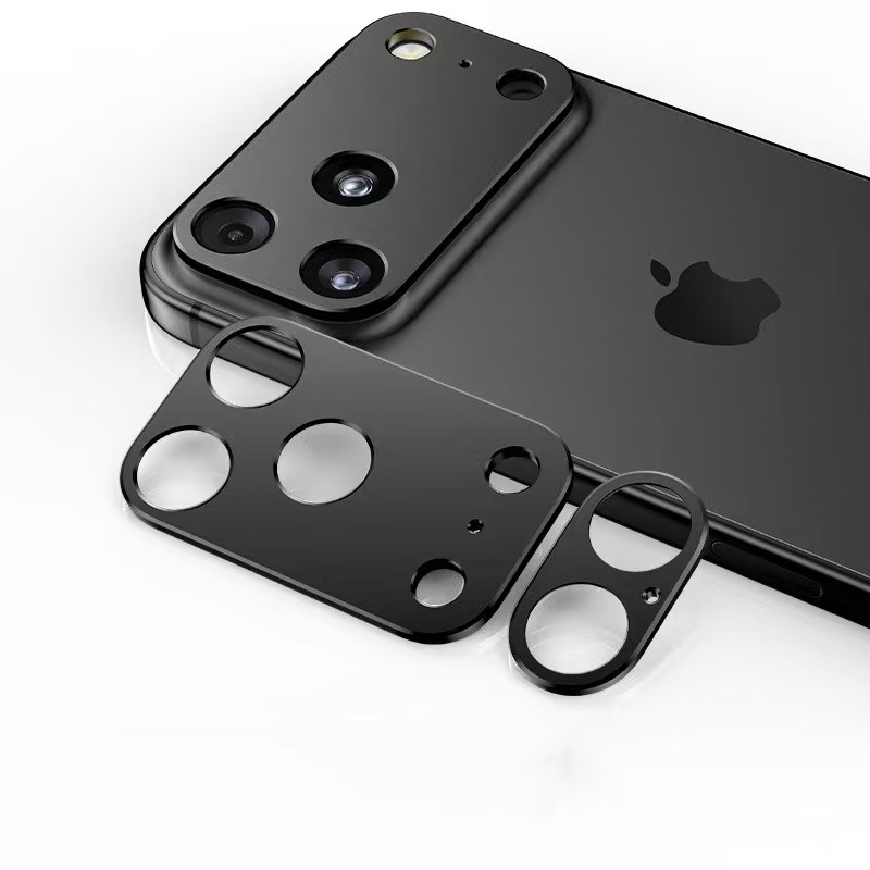 iPhone 17 Pro Max Camera Bezel Anti Scratch Metal Frame Cover Hollow Film Super Slim Lens Protector Cap Sticker