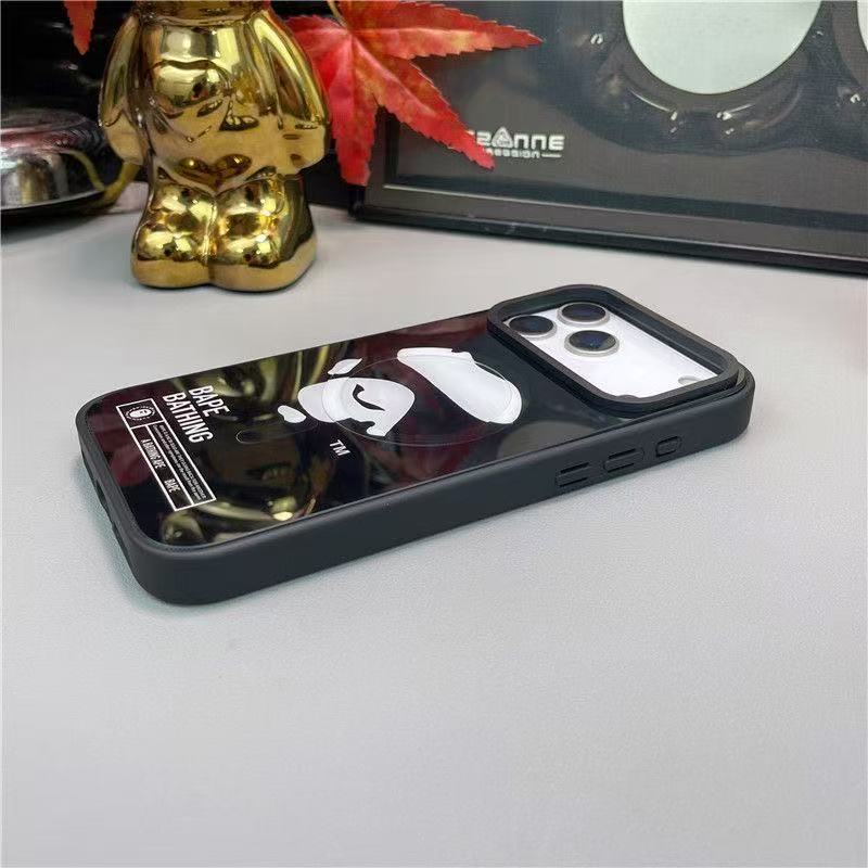 New Magnetic Phone Case Bape Fashion Phone Covers For iPhone 17Pro Max iPhone 16pro max iPhone 15 Wireless Charging Case
