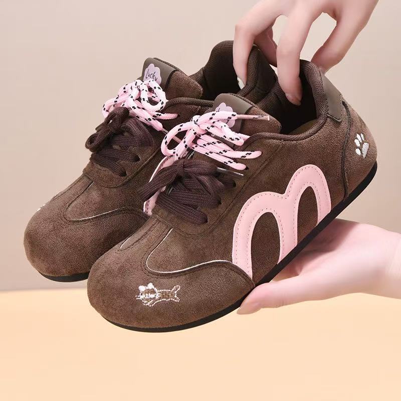 Women's Shoes Ladies Sneakers Fashion Casual Shoes Soft Sole Comfortable Non-Slip Flat Trainers Ladies Sports Shoes All-Match Daily Wear