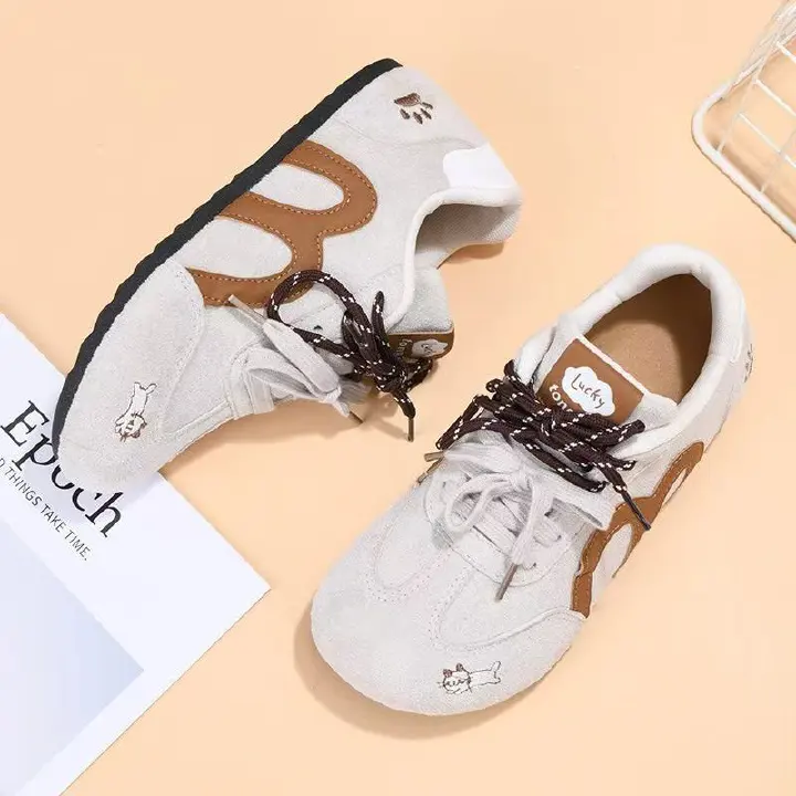 Women's Shoes Ladies Sneakers Fashion Casual Shoes Soft Sole Comfortable Non-Slip Flat Trainers Ladies Sports Shoes All-Match Daily Wear