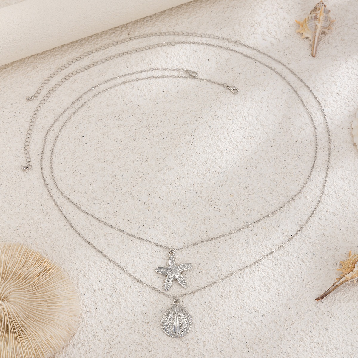 Women  Body Jewelry Beach Starfish Shell Waist Chain Bikini Body Chain Alloy Belly Chain for Women Vacation Jewelry Accessory  Fashion Accessories for Travel