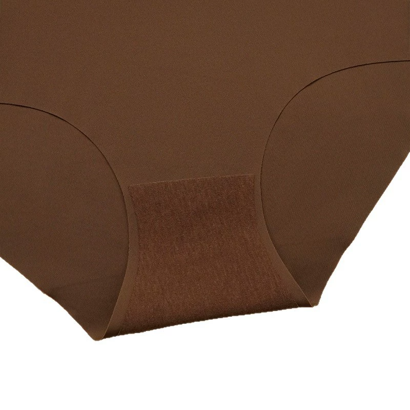 5Pcs Ice Silk Seamless Women’s Panties Low-Rise Briefs for Yoga, Fitness Breathable Underwear Women Clothes Sports Briefs Lingerie Women's Clothing Seamless Panties