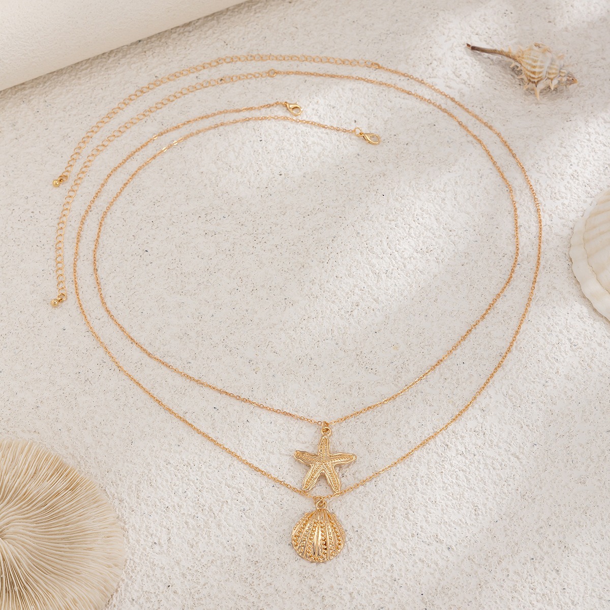 Women  Body Jewelry Beach Starfish Shell Waist Chain Bikini Body Chain Alloy Belly Chain for Women Vacation Jewelry Accessory  Fashion Accessories for Travel