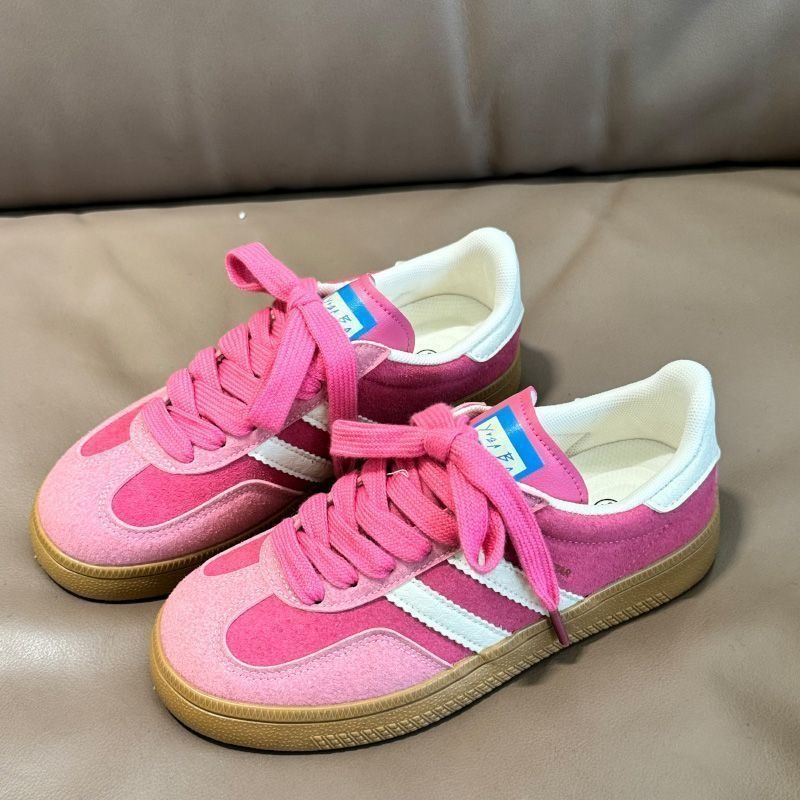Women Sneakers Korean Style Fashion Casual Shoes Comfortable Non-Slip Flat Trainers Girl Shoes All-Match Daily Wear
