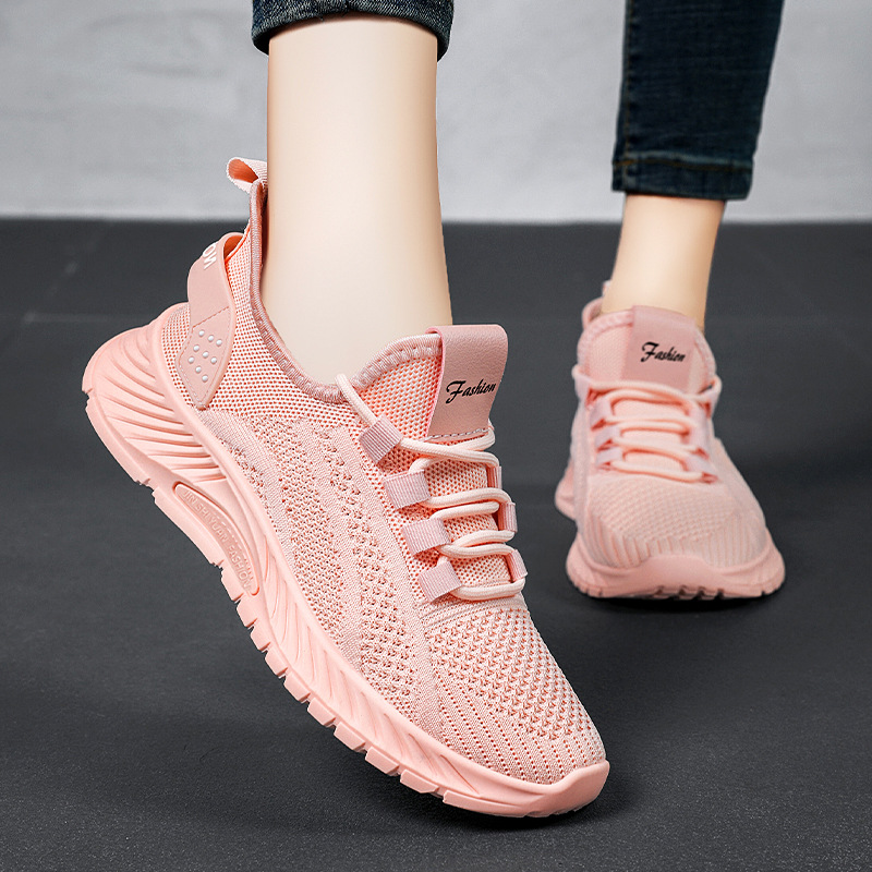 Shoes Women Sneaker Breathable Knit Running Shoes Lightweight Comfortable Sneakers Plus Size Casual Sports Shoes Athletic Shoe
