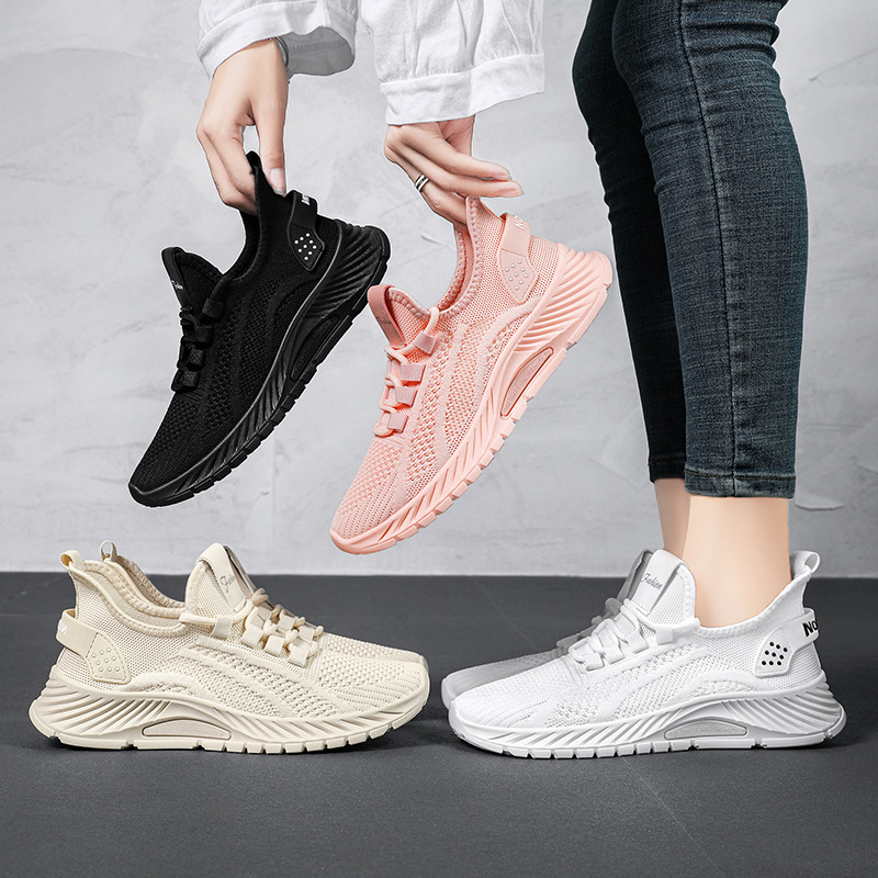Shoes Women Sneaker Breathable Knit Running Shoes Lightweight Comfortable Sneakers Plus Size Casual Sports Shoes Athletic Shoe