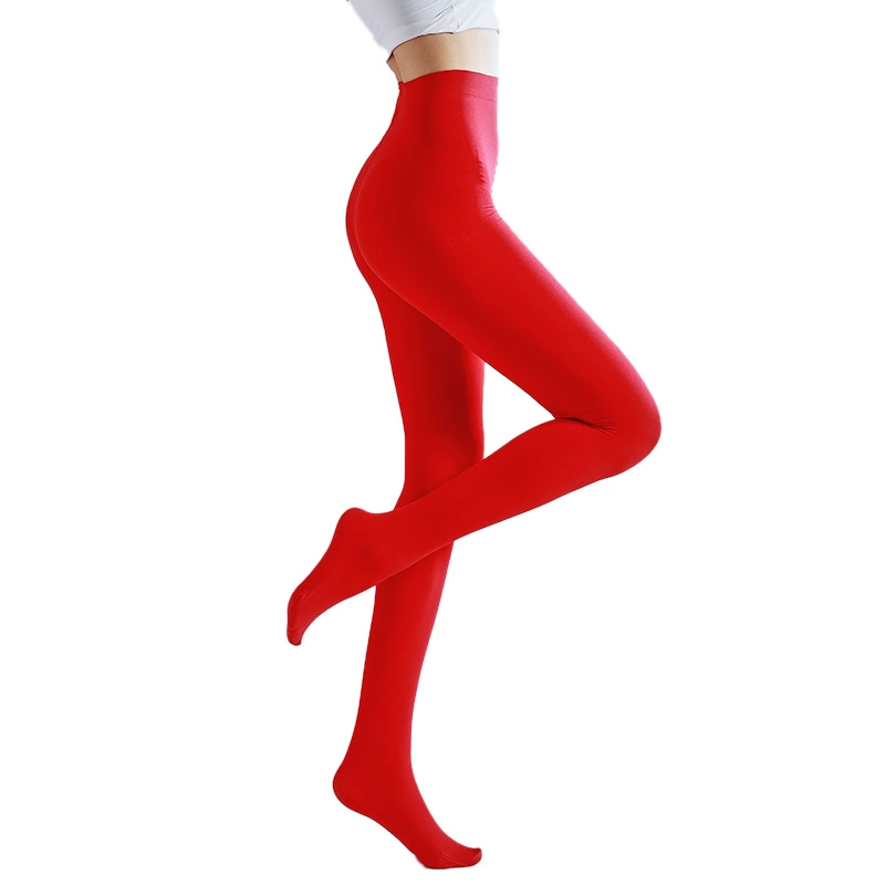 80D Velvet Pantyhose for Women, Thick Opaque Tights, Warm Stretch Stockings, Solid Color Hosiery for Dresses & Skirts