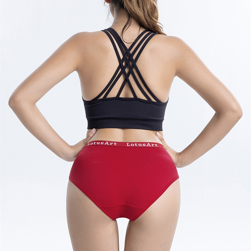 Women’s Cotton Briefs Mid Waist Letter Print Panties Ladies Underwear Soft Breathable Everyday Knickers Women's Clothing Lingerie Panties