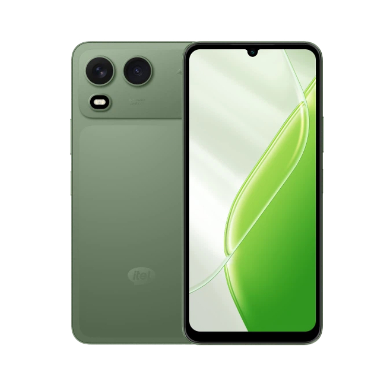 itel A200 3GB RAM + 128GB 6.75“ 120HZ Display Phone Dual SIM 4G Network 13MP Camera Fingerprint Unlock 15W 5000 mAh Battery IP65 Android 15 Smart AI Phones