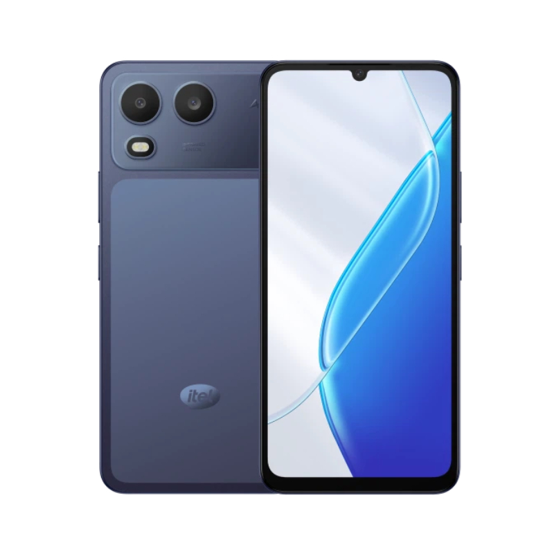 itel A200 3GB RAM + 128GB 6.75“ 120HZ Display Phone Dual SIM 4G Network 13MP Camera Fingerprint Unlock 15W 5000 mAh Battery IP65 Android 15 Smart AI Phones
