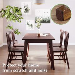 56pcs (1.9x19cm) Furniture Pads Square Felt Pad for Chair Legs Non Slip Anti Skid