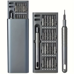 25 in 1 Mini Screwdriver Set Flat Head Cross Shaped Small Screwdrivers Suitable Electronic Products