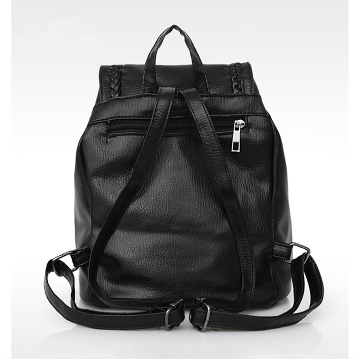 3pcs Women Girl Backpack Travel Rucksack PU Leather Handbag  Shoulder School Bag