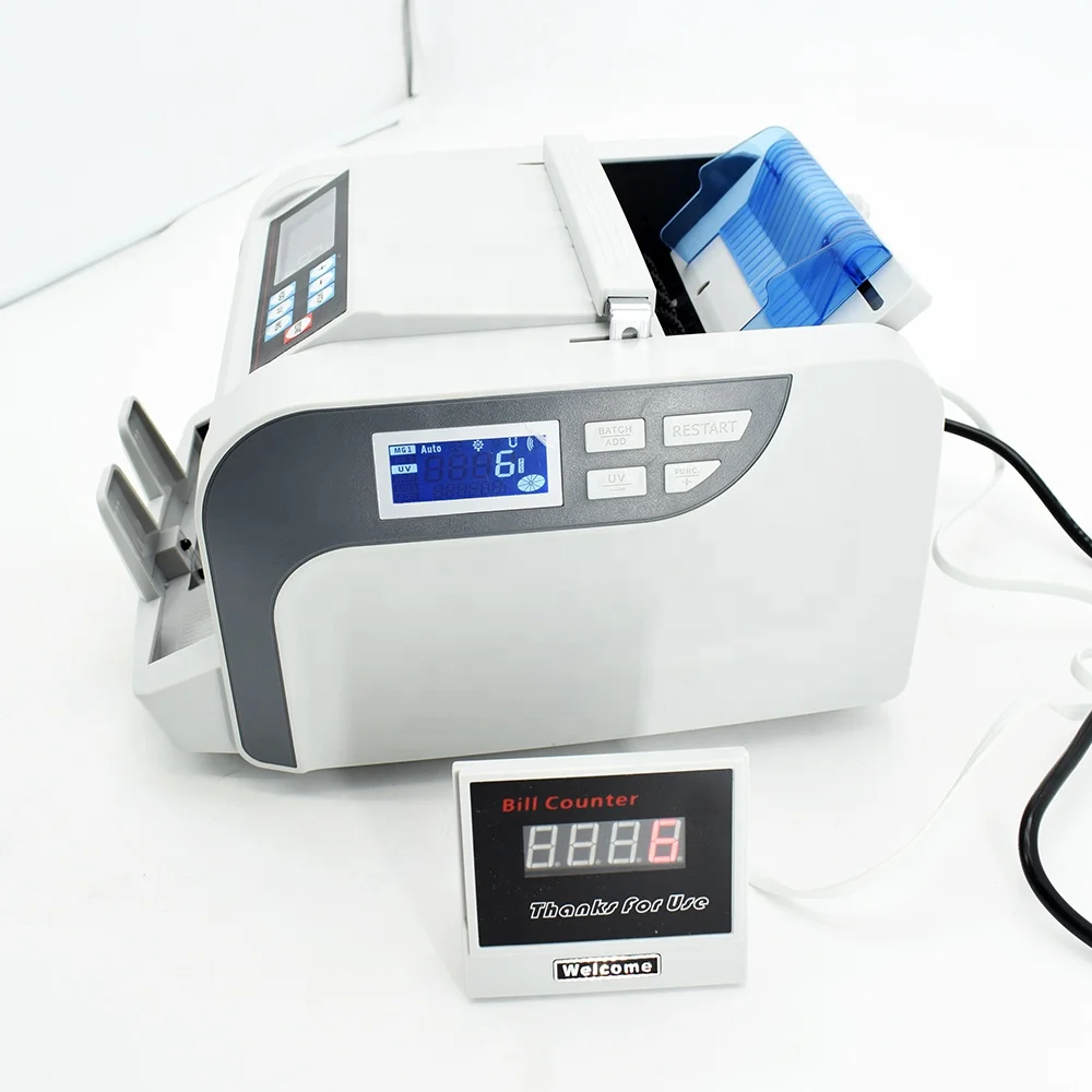 UV/MG Detect Function Money Counting Machine Money Counter Bill Counter