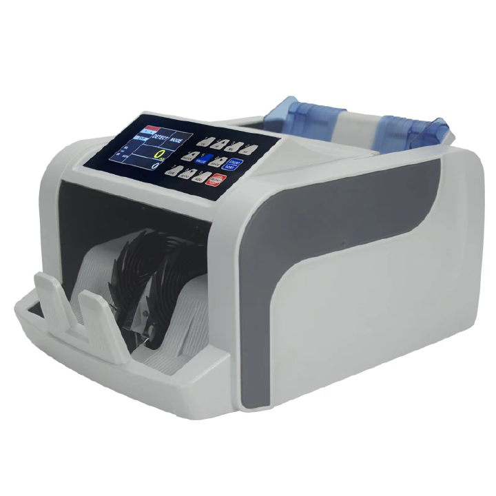 Business Grade Note Bill Cash Counting Machine 900 Pcs/min Speed Magnetic UV Detection Mixed Fake Money Jewelry