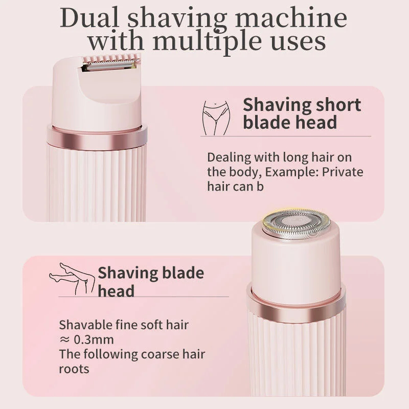 USB Rechargeable Electric Shaver & Epilator for Facial Bikini Body Hair Removal Portable Household Laser Type