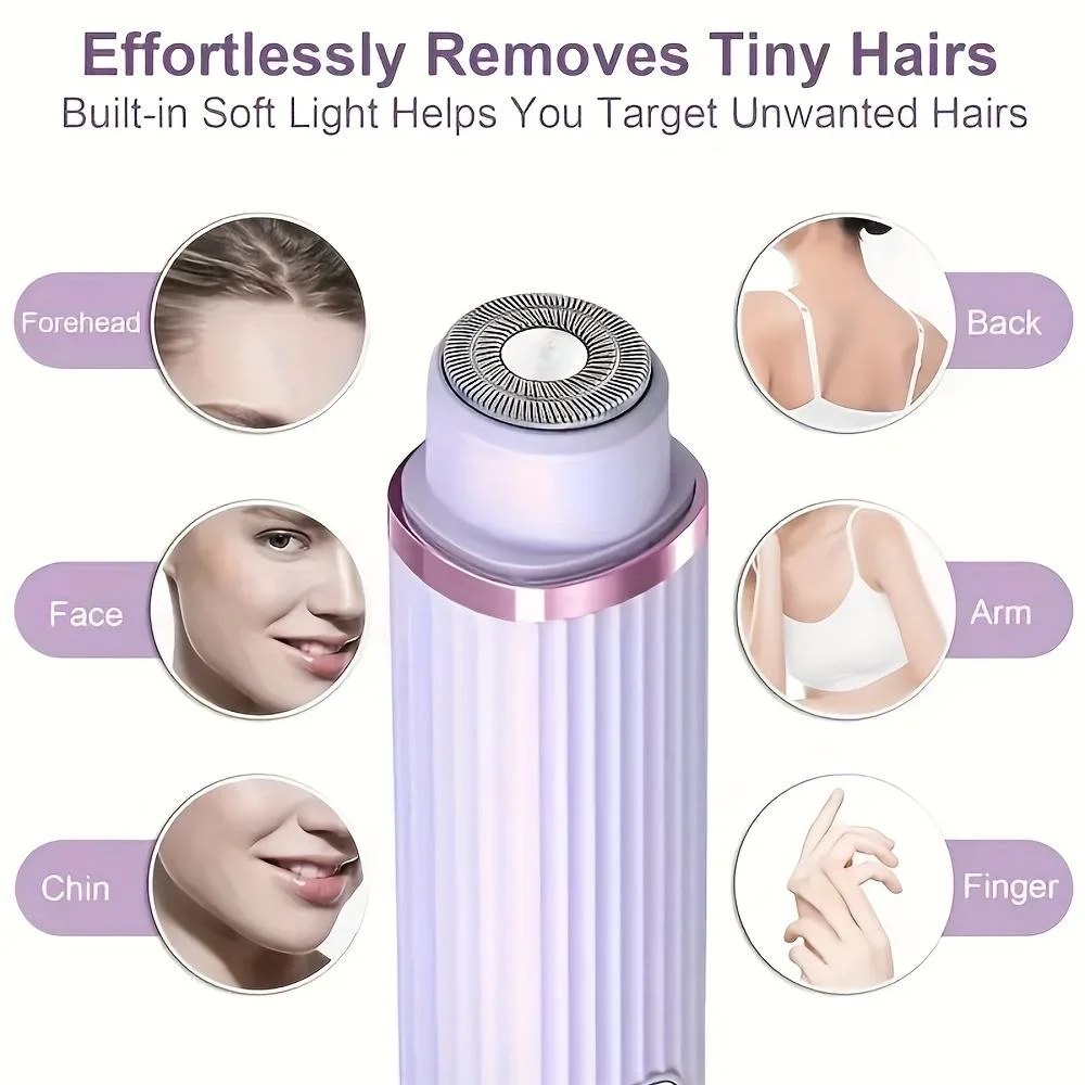 USB Rechargeable Electric Shaver & Epilator for Facial Bikini Body Hair Removal Portable Household Laser Type
