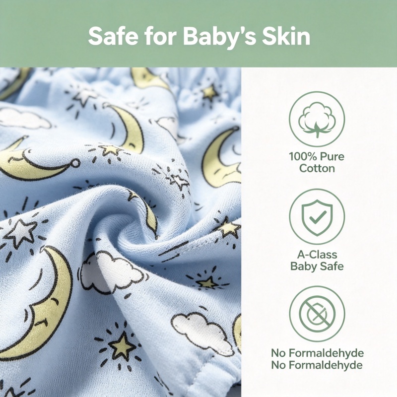 3-Pack Baby Boys Girls Potty Training Pants 6 Layer Gauze Waterproof Reusable Cotton Cloth Diapers Washable Toddler Underwear Breathable Leak-proof Learning Pants S/M/L 3 Random Patterns