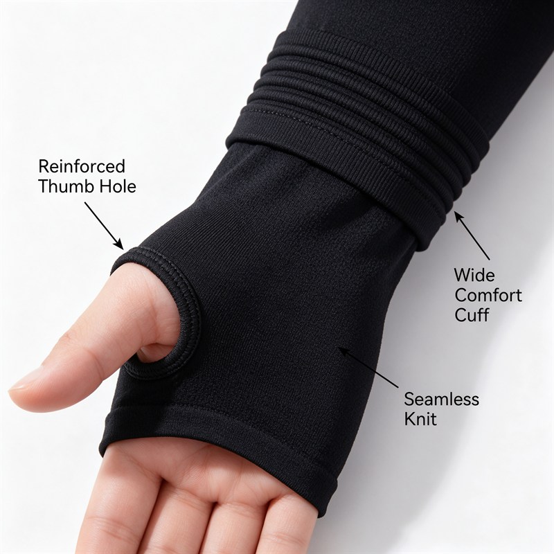Kids UV Protection Cooling Arm Sleeves UPF 50+ Ice Silk Sun Sleeves with Thumb Hole for Boys Girls 5-15 Years, Breathable Stretch Arm Cover for Outdoor Cycling Sports, 1 Pair