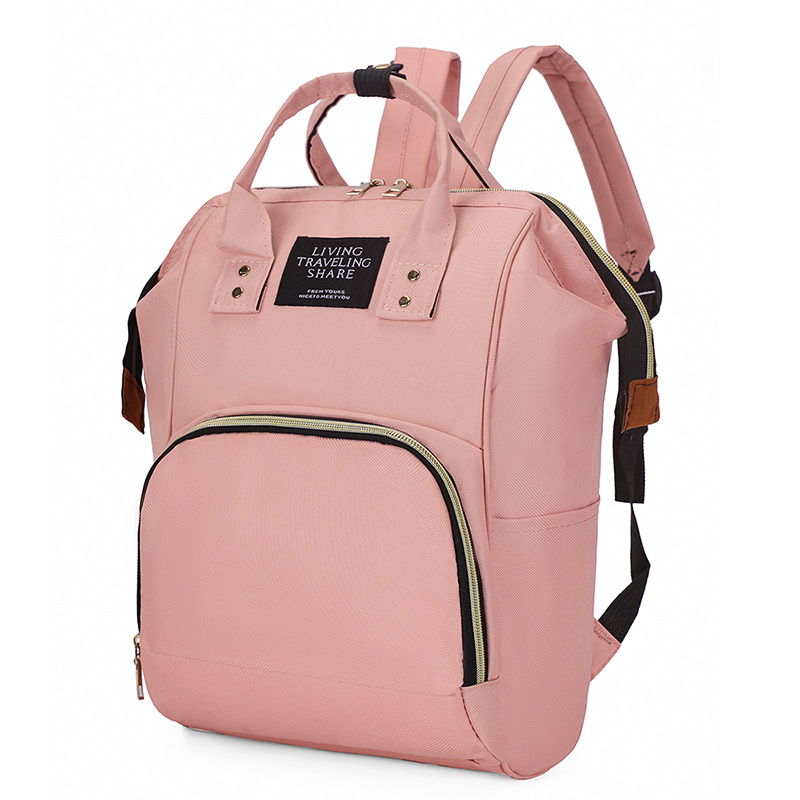 Diaper Bag Backpack, Oxford Cloth Insulated Mommy Bag with 3 Bottle Pockets, Water Resistant Large Capacity Nappy Changing Bag for Mom Baby Travel Hospital Daily Use, 5 Colors Available