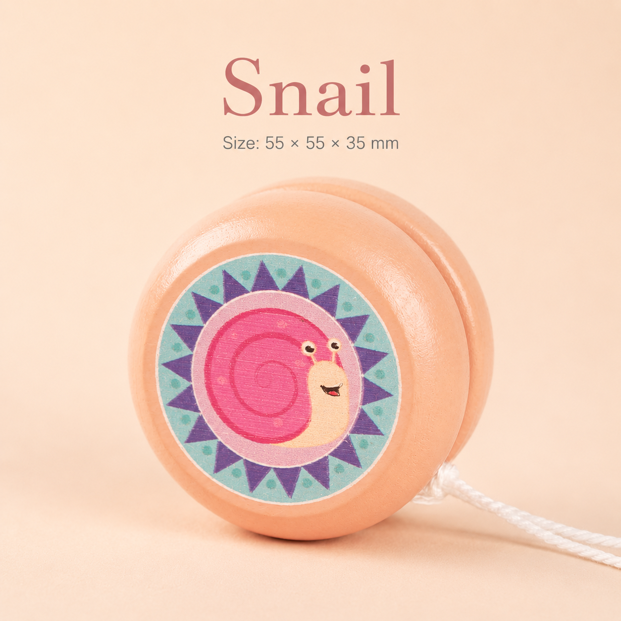 🪀Children’s Wooden Yo-Yo Toy, Classic String Yo-Yo with Cute Animal Designs, Educational Gift & Party Favour for Boys and Girls