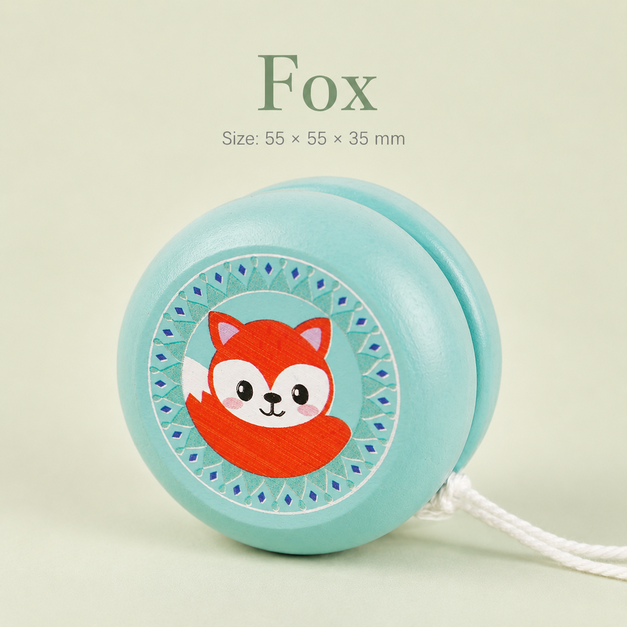 🪀Children’s Wooden Yo-Yo Toy, Classic String Yo-Yo with Cute Animal Designs, Educational Gift & Party Favour for Boys and Girls