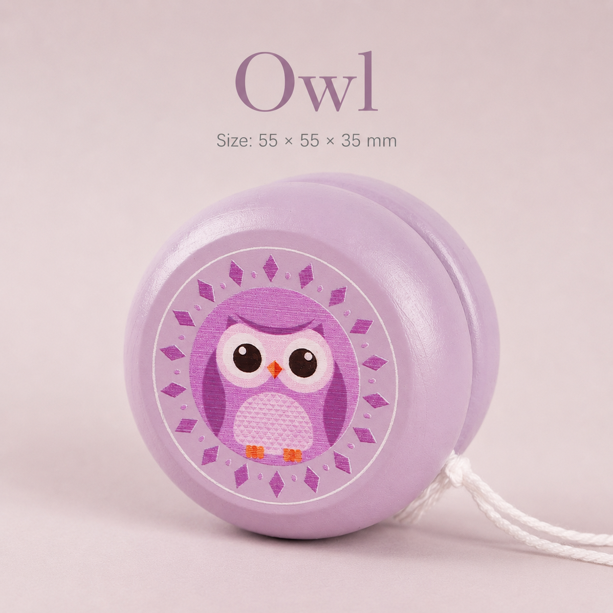 🪀Children’s Wooden Yo-Yo Toy, Classic String Yo-Yo with Cute Animal Designs, Educational Gift & Party Favour for Boys and Girls