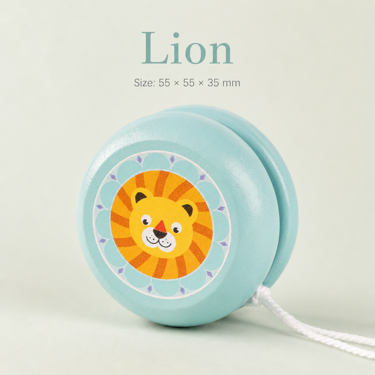 🪀Children’s Wooden Yo-Yo Toy, Classic String Yo-Yo with Cute Animal Designs, Educational Gift & Party Favour for Boys and Girls