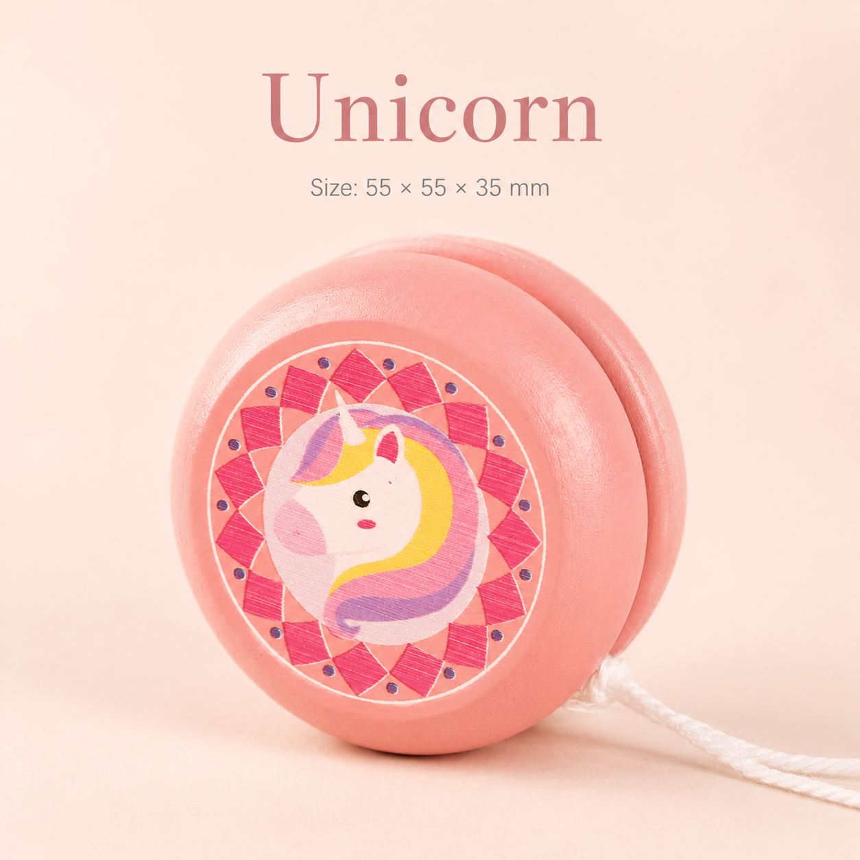 🪀Children’s Wooden Yo-Yo Toy, Classic String Yo-Yo with Cute Animal Designs, Educational Gift & Party Favour for Boys and Girls