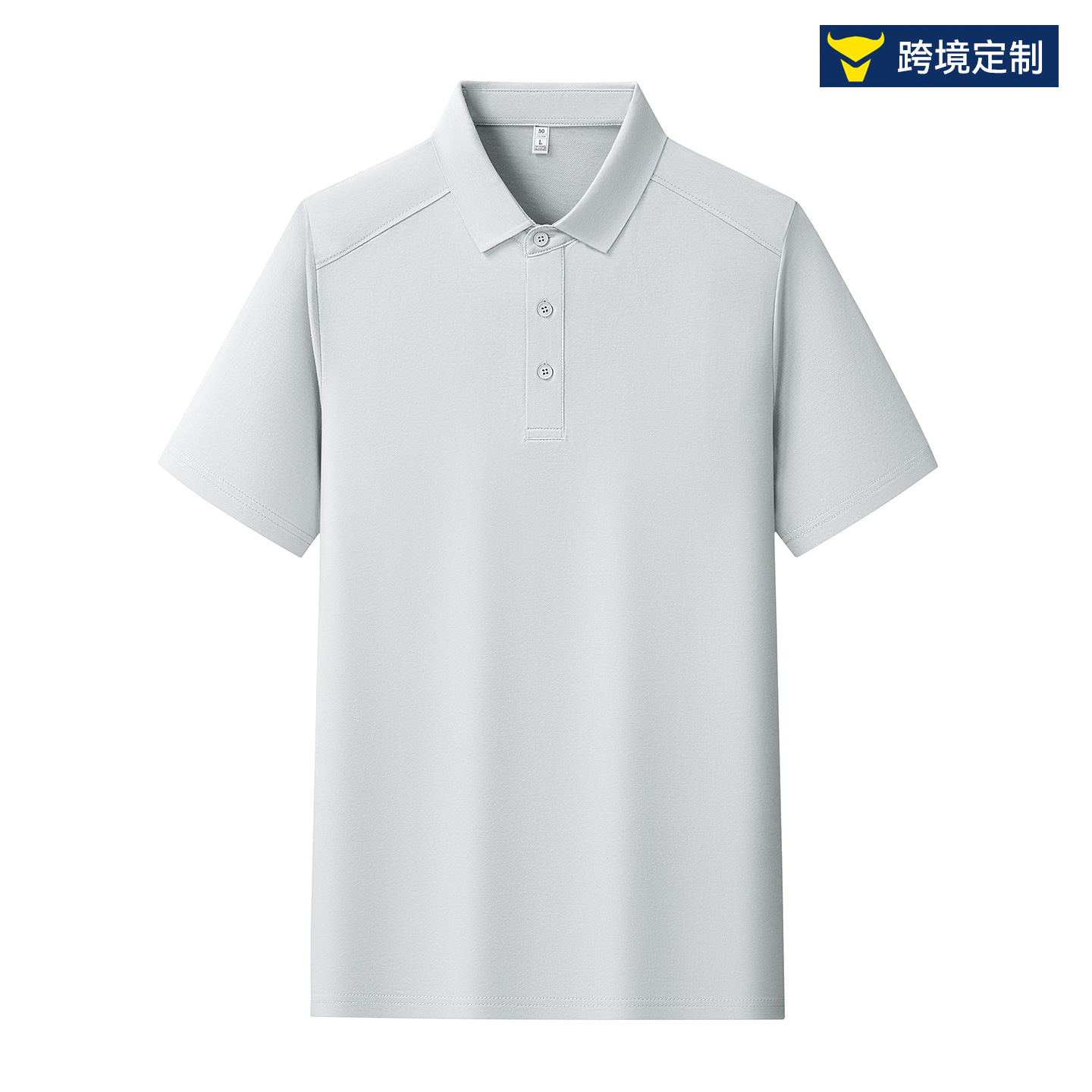 Men's Long-staple Cotton Piqué Polo Shirt, 3D Patchwork Plus Size Lapel Short-Sleeve T-Shirt, Custom Logo Men's Clothing