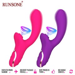 Sucking Vibrator Dildo G Spot Rabbit Clitoris Vibrating Vibrator with 10 Sucking modes 10 Vibrations Level for Clit Nipples Anal Multi Stimulation Rechargeable Adult Sex Toys Gift for Women Couple