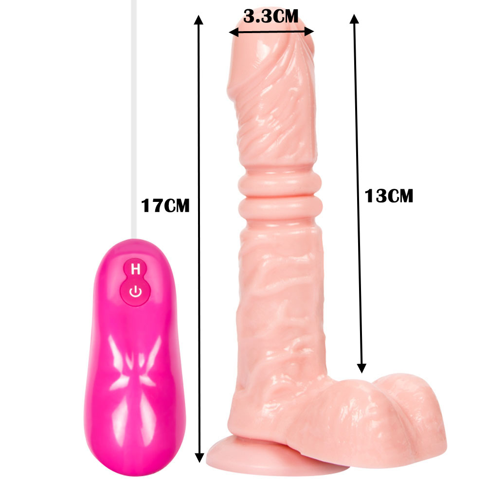 Powerful Thrusting Dildo Vibrating Realistic Large Silicone G-Spot Vibrator Adult Sex Toys For Women Valentine Gift for Girlfriend Wife - image 4