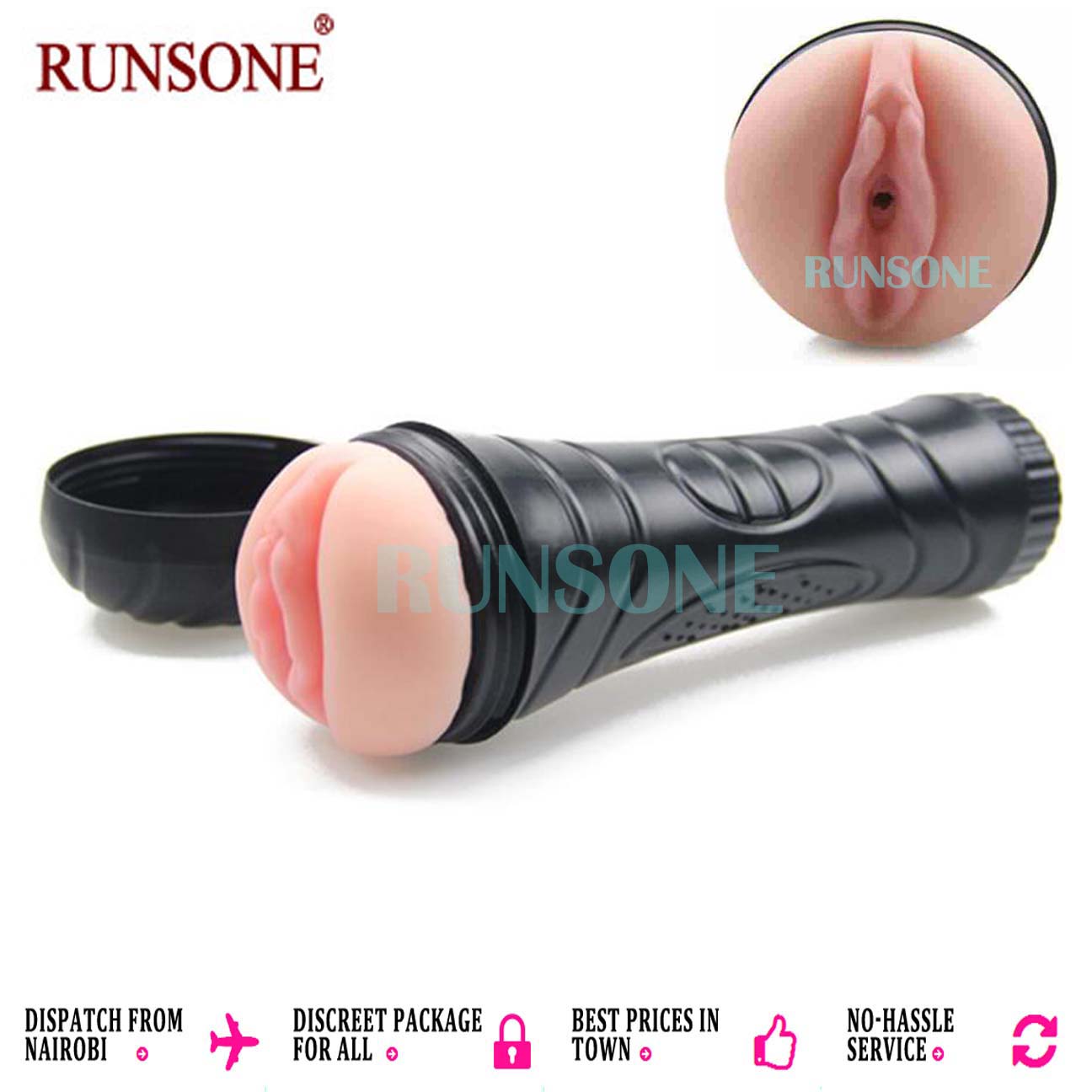 Classic Male Masturbator Cup Bullet Vibrating Jerkoff Flashlight Love Doll Handjob Adult Sex Toys for Men Masturbation Gift for Couple Boyfriend Husband