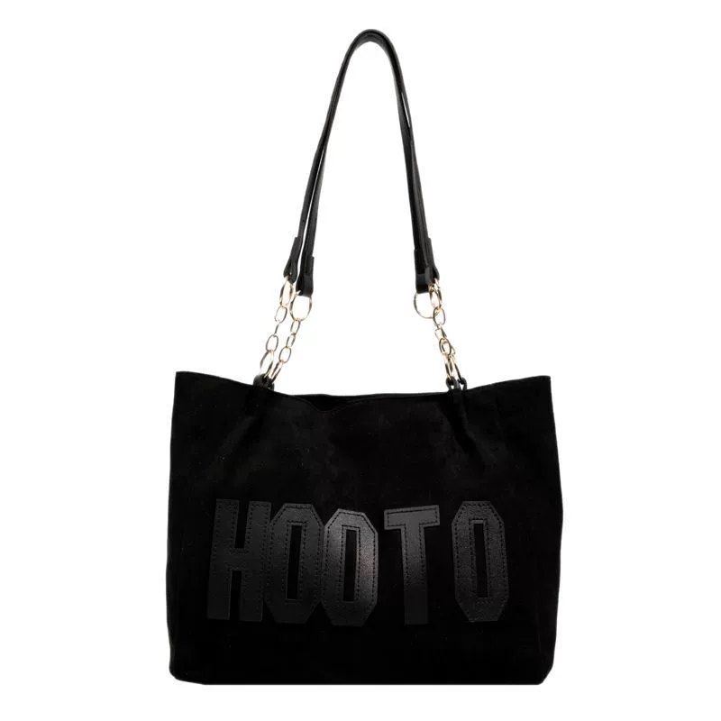 Large Canvas Tote Bag for Women, College Student Shoulder Bag, 2023 New Spring Commuter Handbag, Black Khaki Dark Brown Coffee, Casual Street Style, Durable Daily Use
