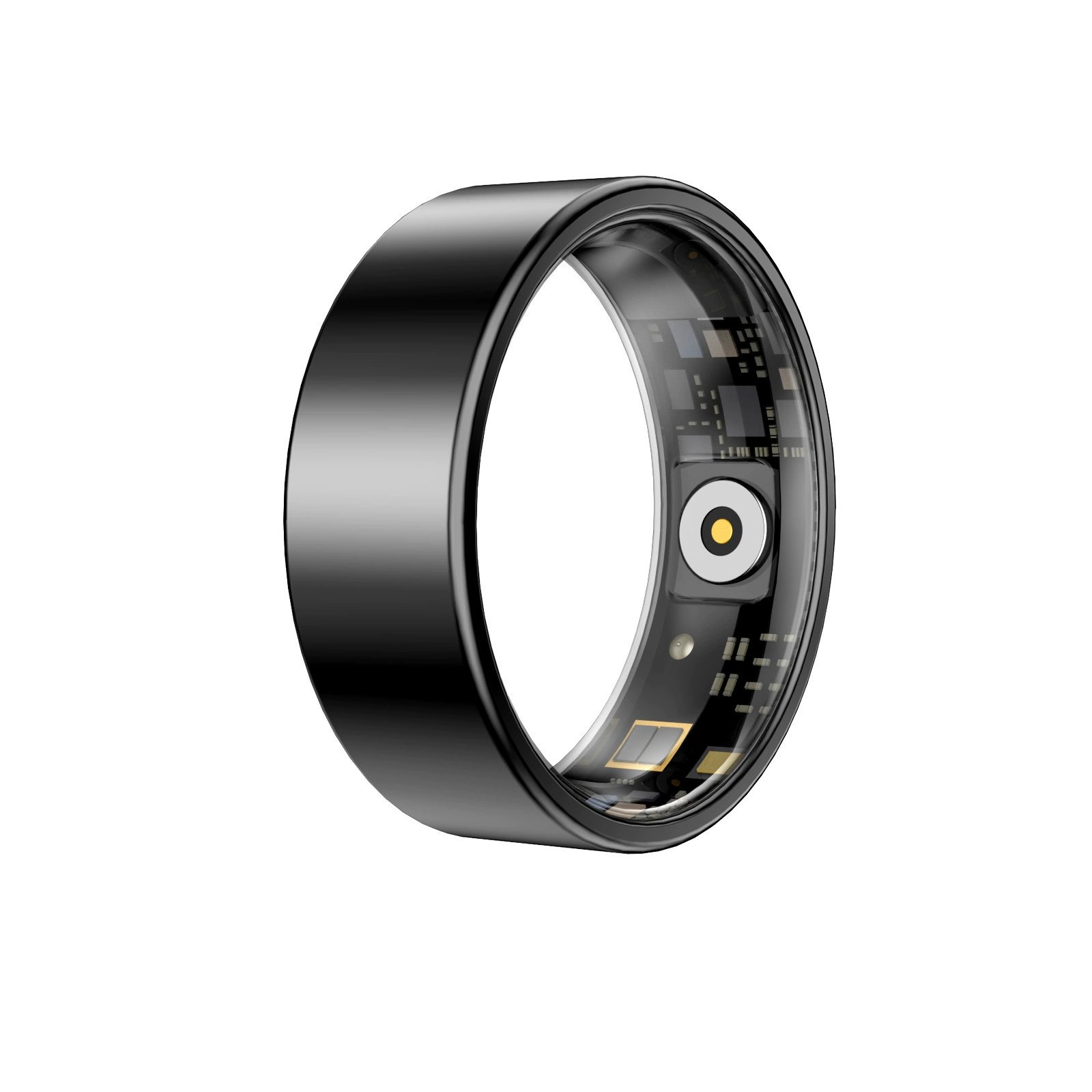 Smart Ring Fitness Tracker with Heart Rate, HRV, Blood Oxygen & Sleep Monitoring - Step Counter, Gesture Control, for Men and Women, Black/Gold/Silver, Sizes 7-13