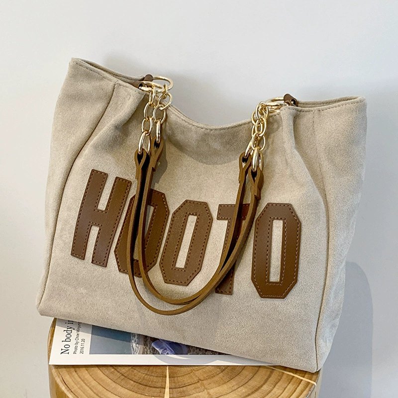 Large Canvas Tote Bag for Women, College Student Shoulder Bag, 2023 New Spring Commuter Handbag, Black Khaki Dark Brown Coffee, Casual Street Style, Durable Daily Use