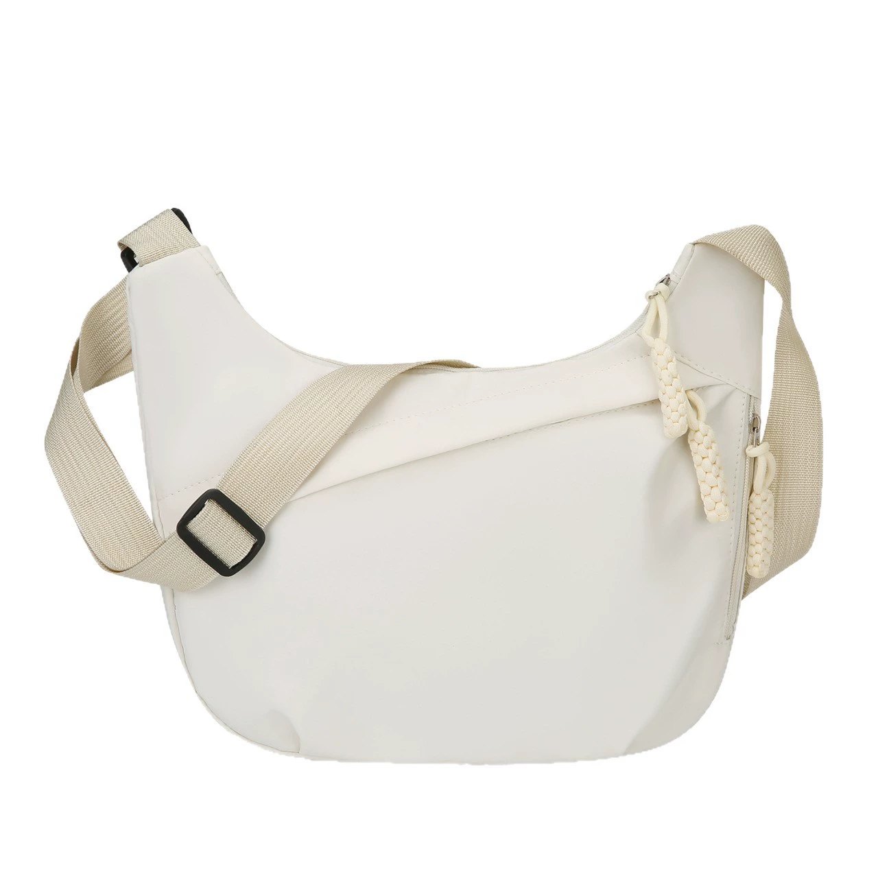 New Style Simple Commuter Crossbody Bag for Women Large Capacity Solid Color Shoulder Bag Student School Casual Dumpling Bag