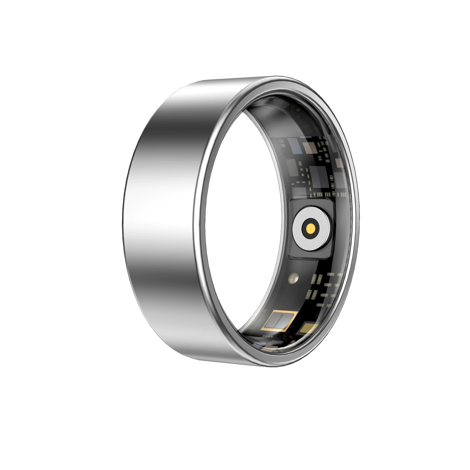 Smart Ring Fitness Tracker with Heart Rate, HRV, Blood Oxygen & Sleep Monitoring - Step Counter, Gesture Control, for Men and Women, Black/Gold/Silver, Sizes 7-13