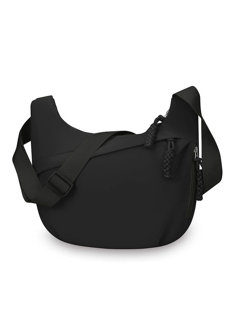 New Style Simple Commuter Crossbody Bag for Women Large Capacity Solid Color Shoulder Bag Student School Casual Dumpling Bag