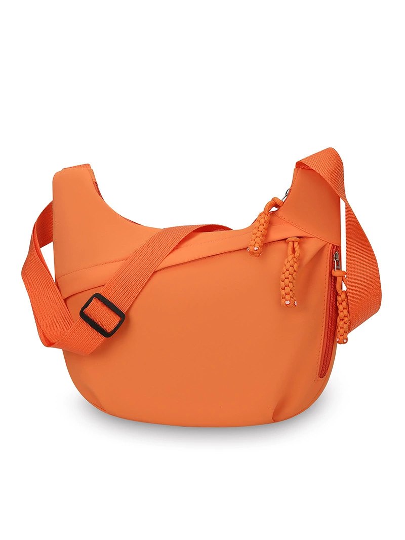 New Style Simple Commuter Crossbody Bag for Women Large Capacity Solid Color Shoulder Bag Student School Casual Dumpling Bag