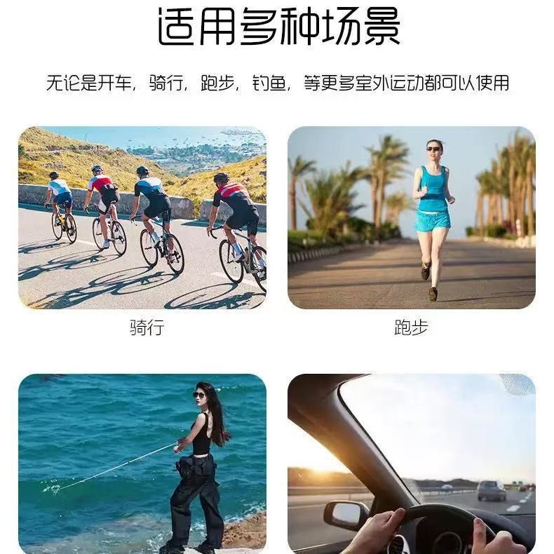 Smart Glasses with WiFi & Bluetooth, HD Camera for Outdoor Sports, Video Recording Sunglasses