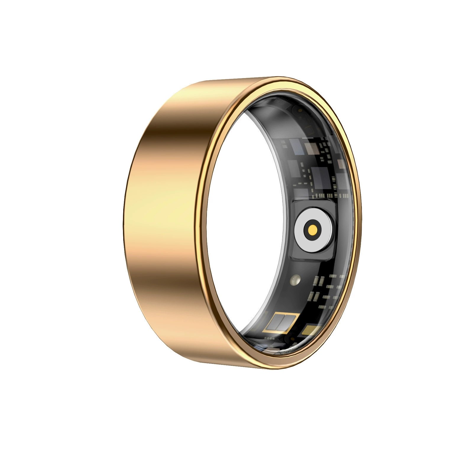 Smart Ring Fitness Tracker with Heart Rate, HRV, Blood Oxygen & Sleep Monitoring - Step Counter, Gesture Control, for Men and Women, Black/Gold/Silver, Sizes 7-13
