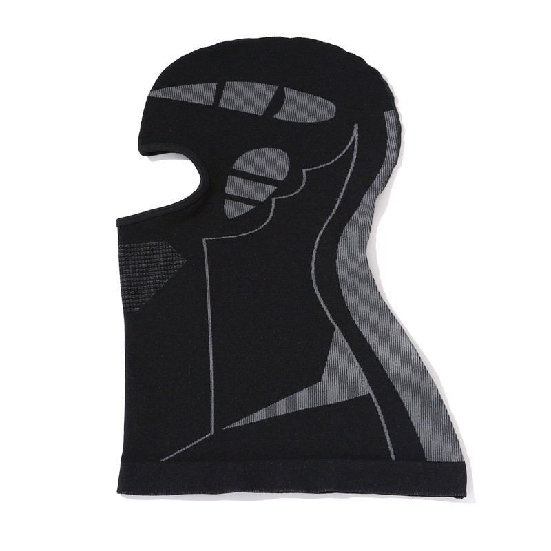 Winter Thermal Cycling Balaclava Face Mask Thickened Breathable Windproof Neck Gaiter Hat for Skiing Outdoor Unisex One Size