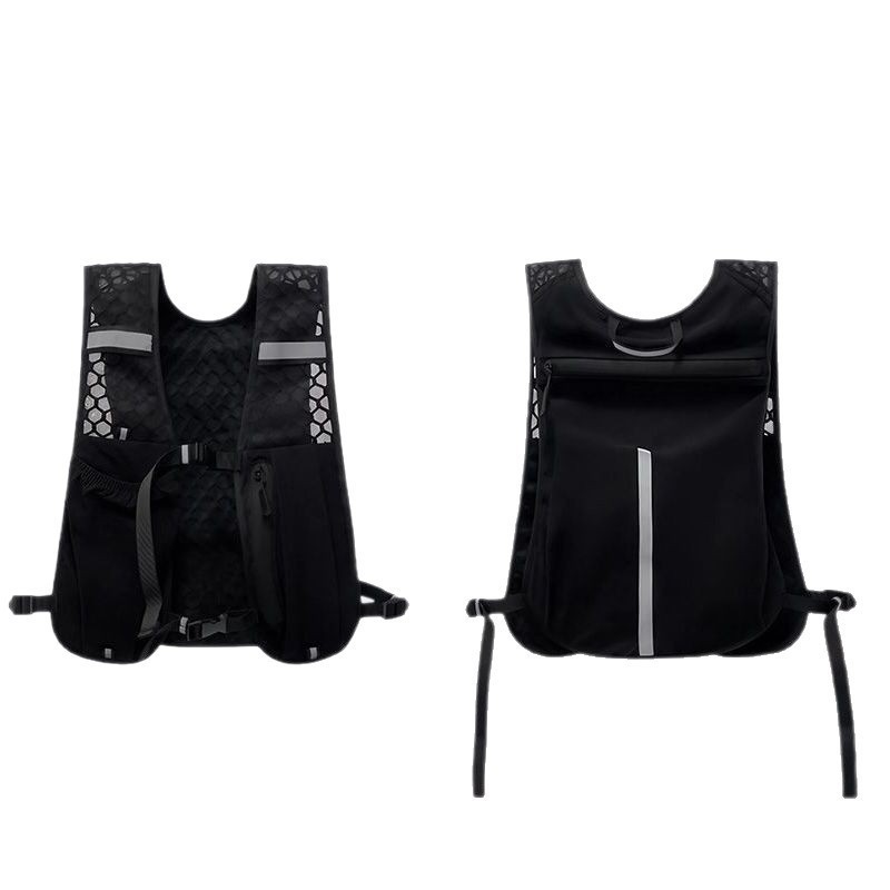 Multi-function Outdoor Sports Vest Backpack for Running Cycling Marathon - Breathable, Water Bottle & Phone Pockets, Under 20L