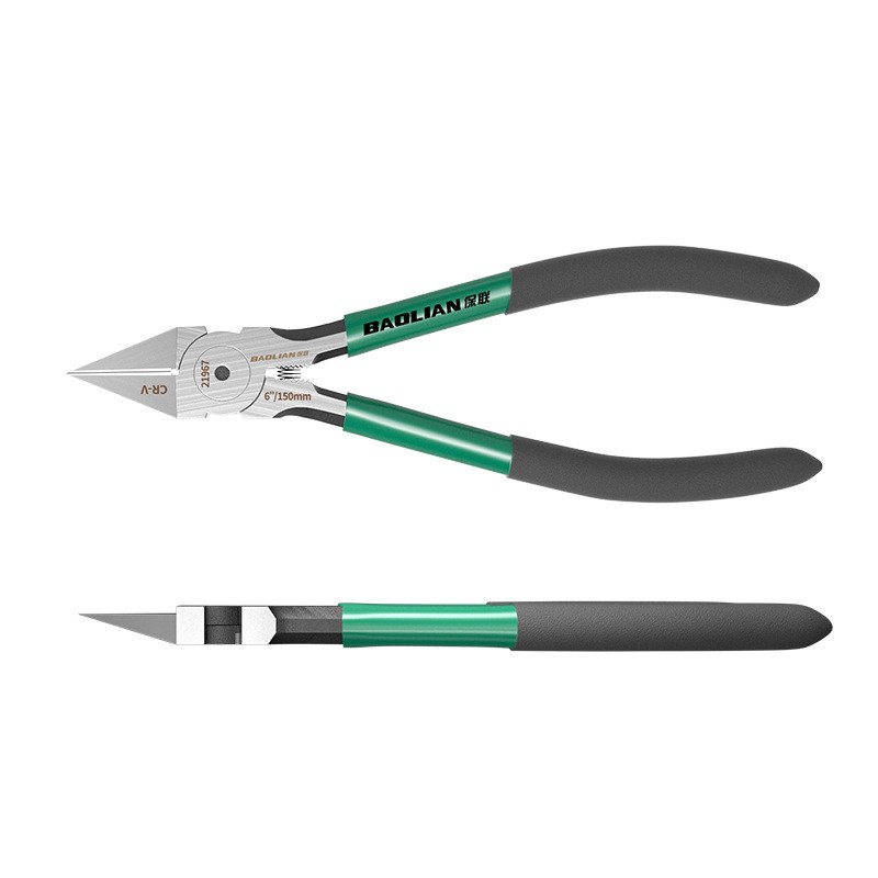 Precision Diagonal Cutting Pliers Wire Cutters for Electrical Work, Sharp Ultra-Thin Side Cutters, 8 Inch