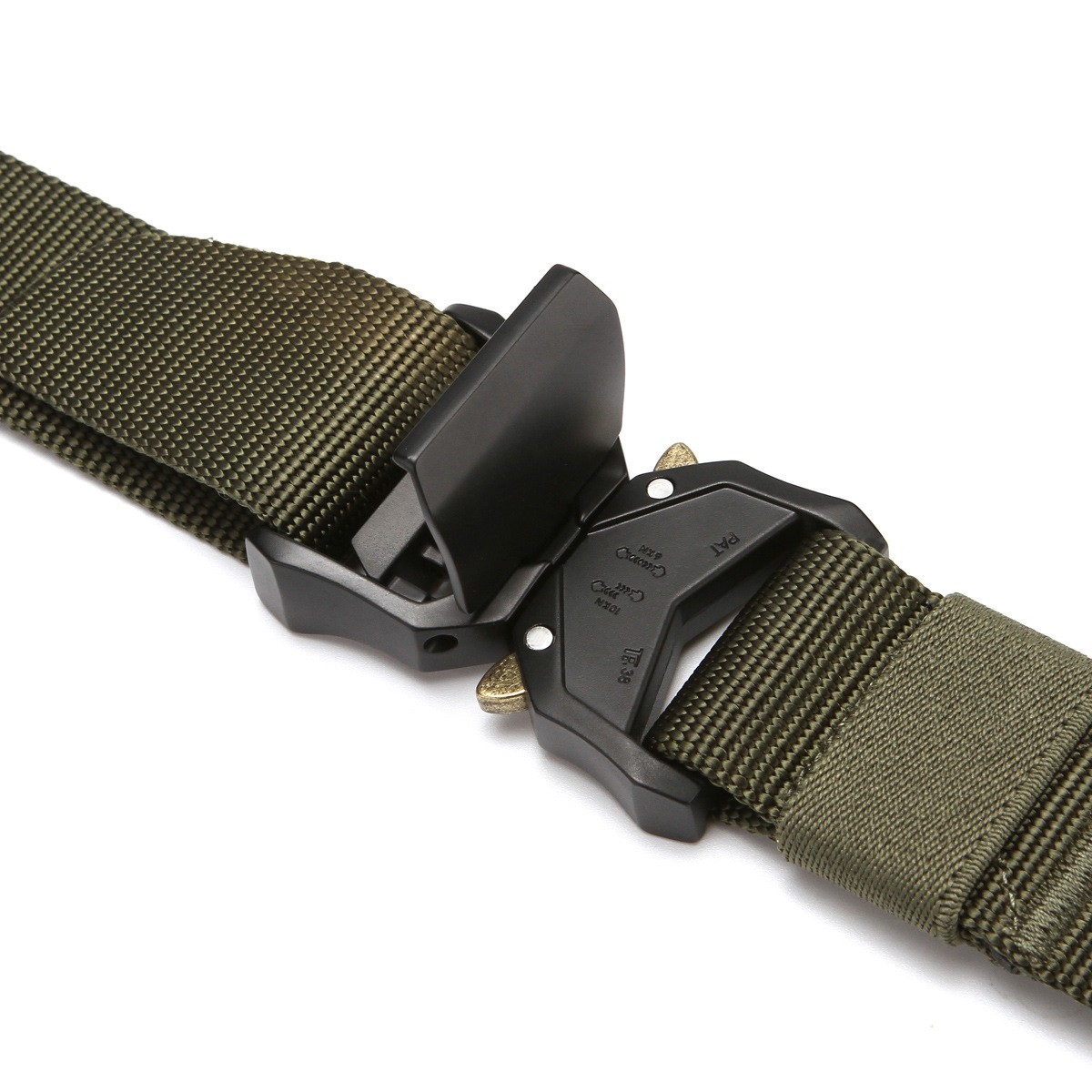 3.8cm Tactical Nylon Belt for Men, Military Outdoor Training Belt, Custom Logo Available