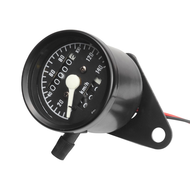 Retro Motorcycle Mini Gauge Dual Mileage Odometer for Jialing 70 & Monkey Bike Modification