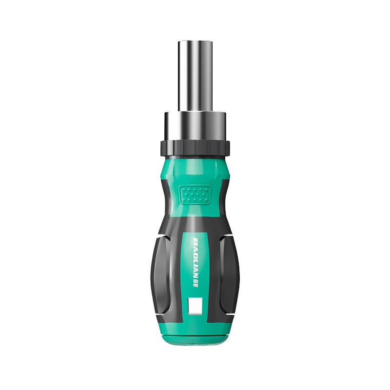 6-Piece Ratchet Screwdriver Set, Multi-Functional Phillips & Flathead Bits, Mini Household Labor-Saving Tool