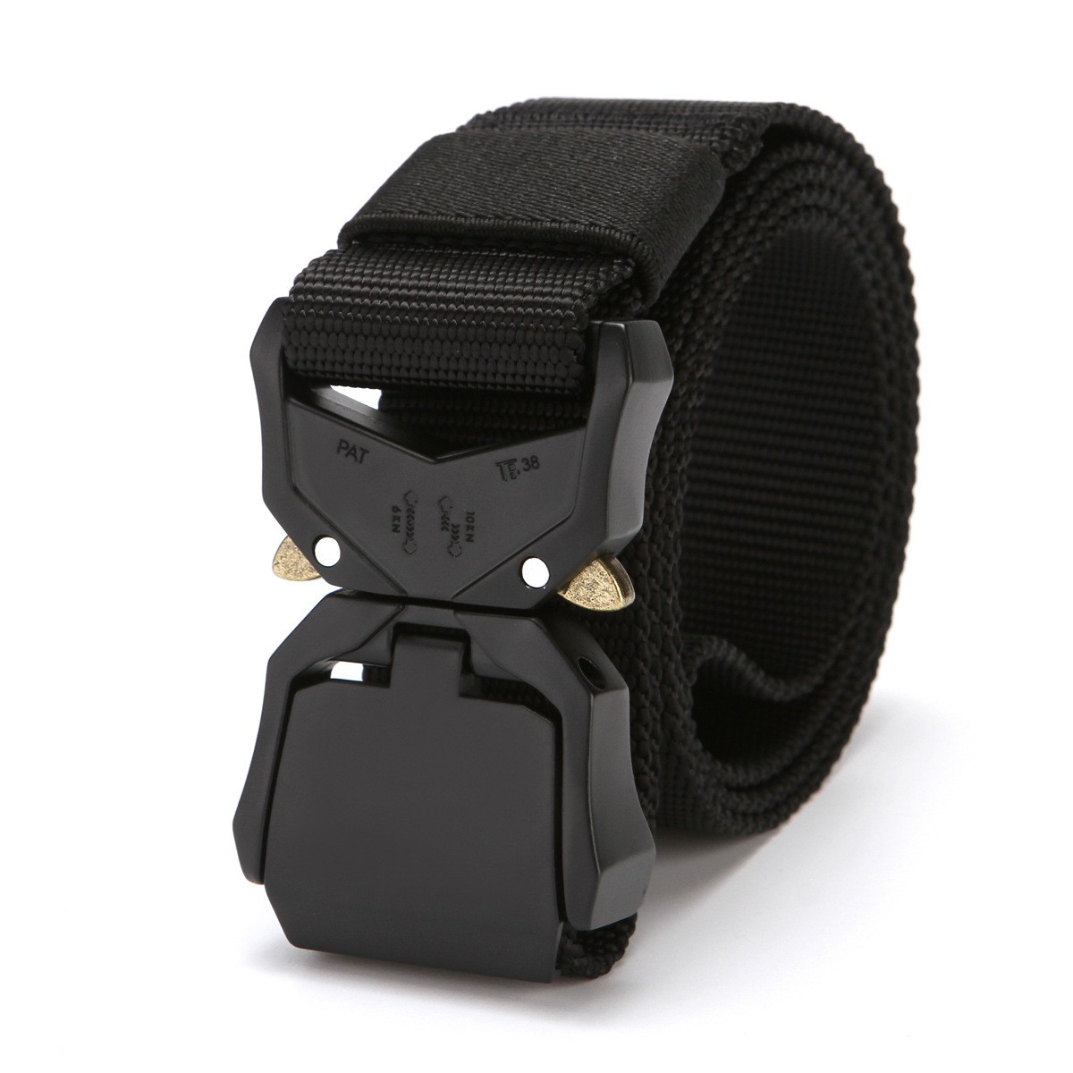 3.8cm Tactical Nylon Belt for Men, Military Outdoor Training Belt, Custom Logo Available